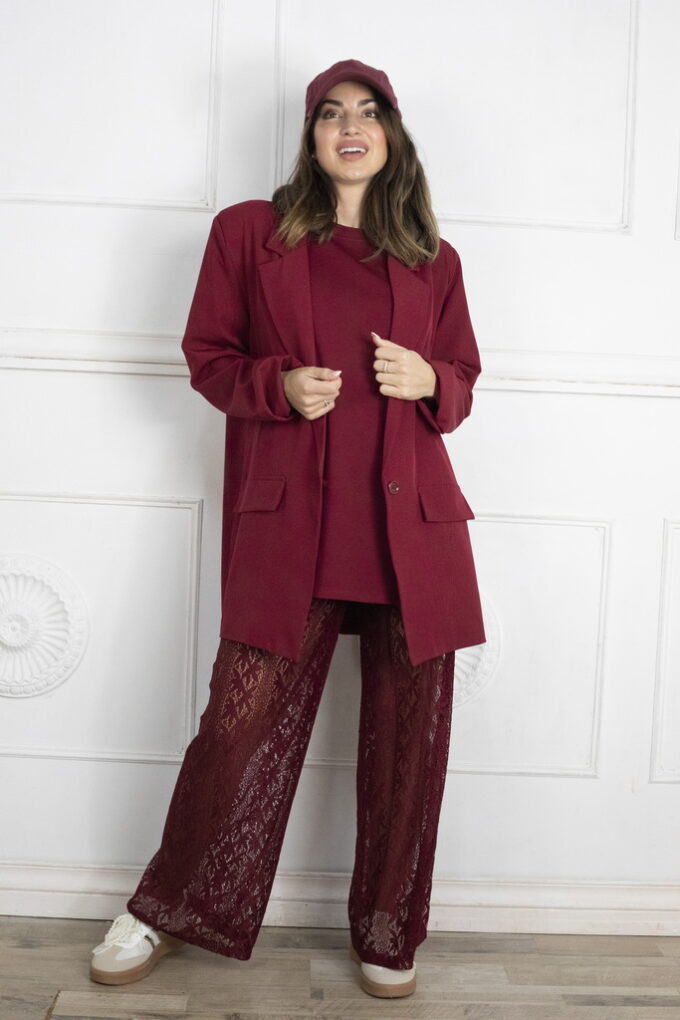 Pantalon Encaje Con Forro