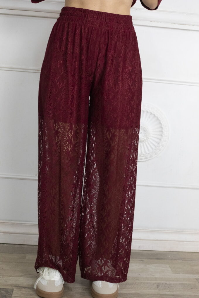 Pantalon Encaje Con Forro