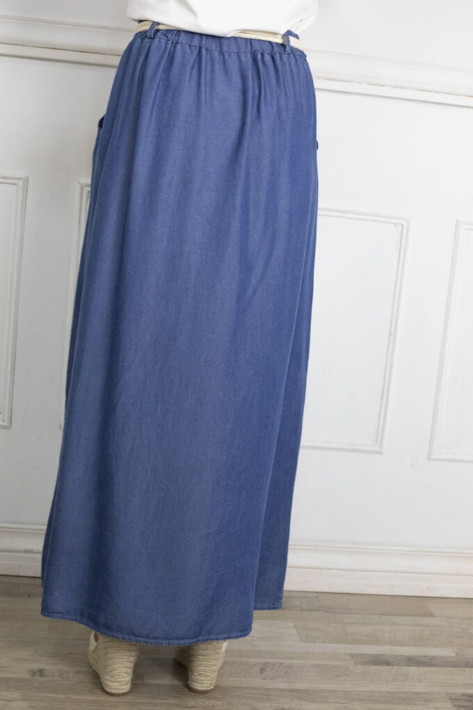 Falda Vaquera Cinturón Cuerda