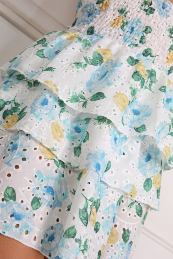 Vestido Perforado Brillos