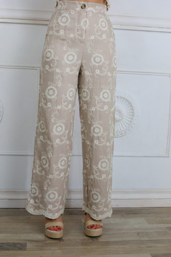 Pantalon Bordado