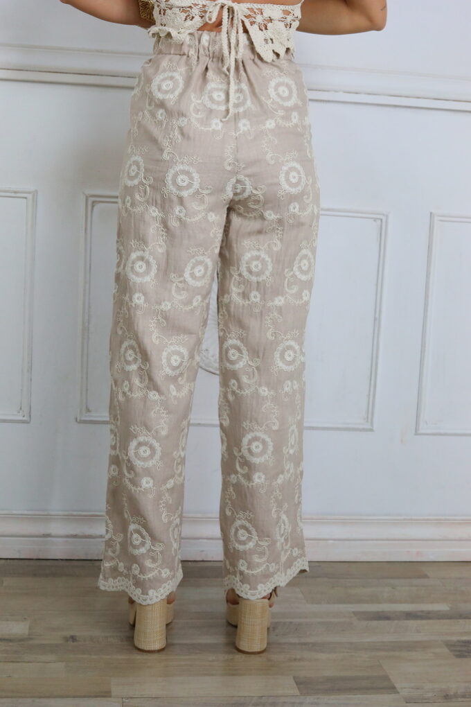 Pantalon Bordado