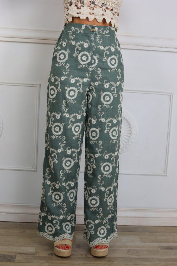 Pantalon Bordado