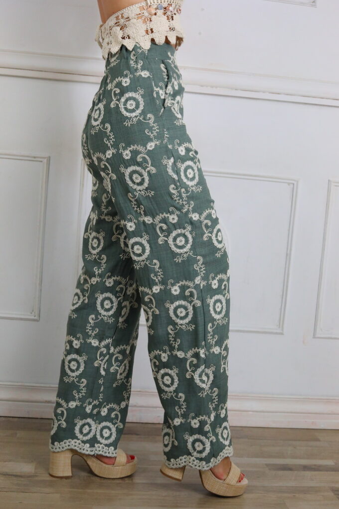 Pantalon Bordado