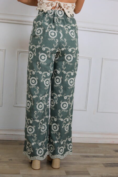 Pantalon Bordado