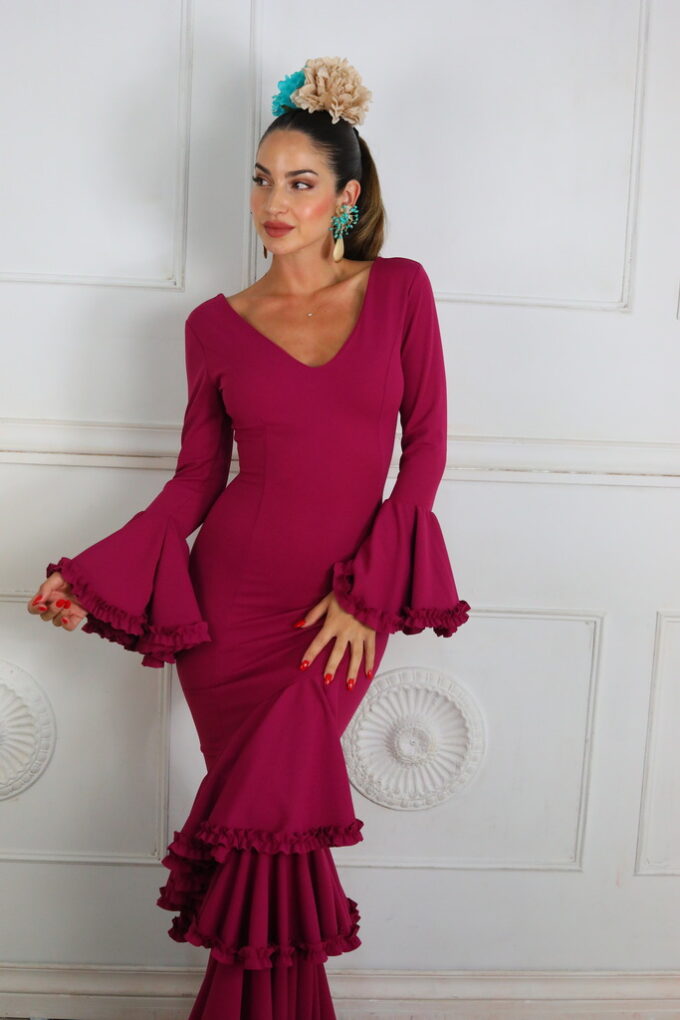 Vestido Flamenco Triple Volante