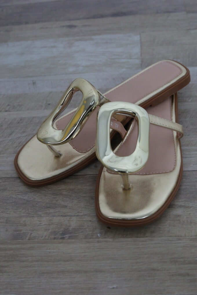 Sandalias Metalizadas