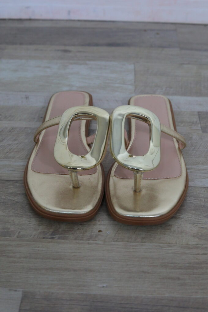 Sandalias Metalizadas
