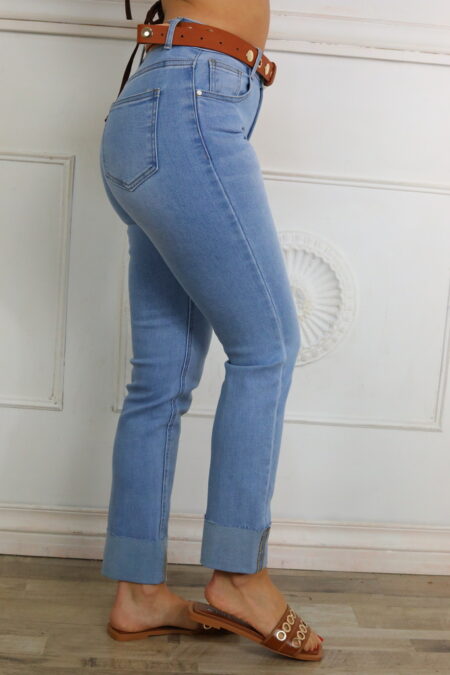 Vaquero Straight Dobladillo