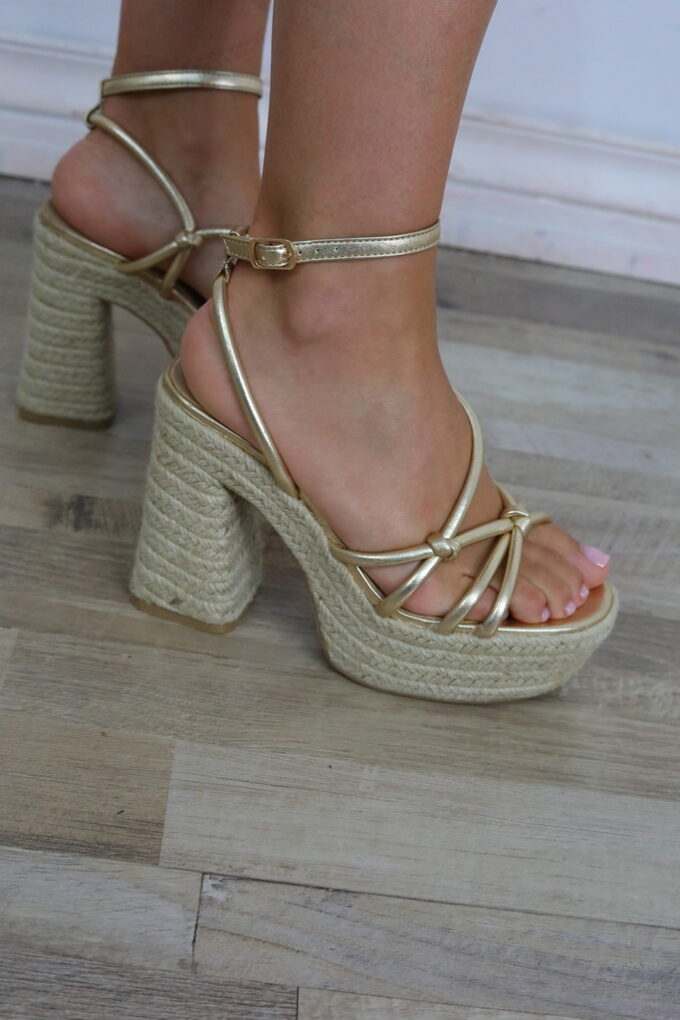 Tacón Ancho Esparto