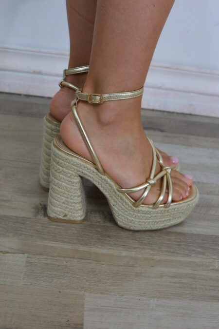 Tacón Ancho Esparto