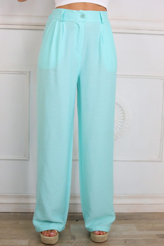 Pantalon Efecto Lino Básic