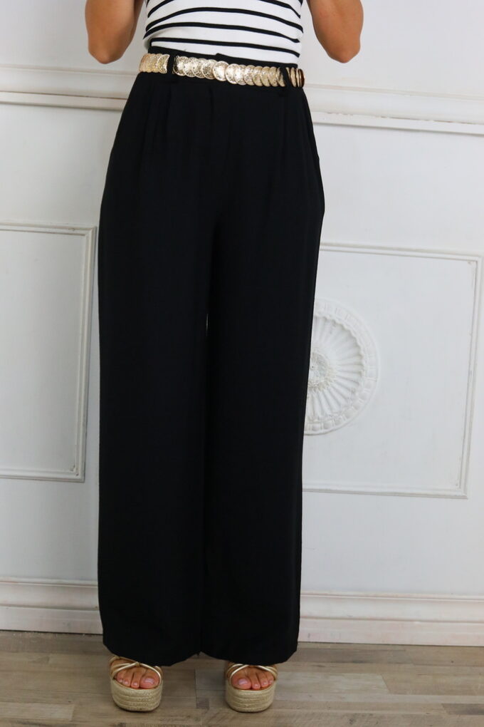 Pantalon Efecto Lino Básic