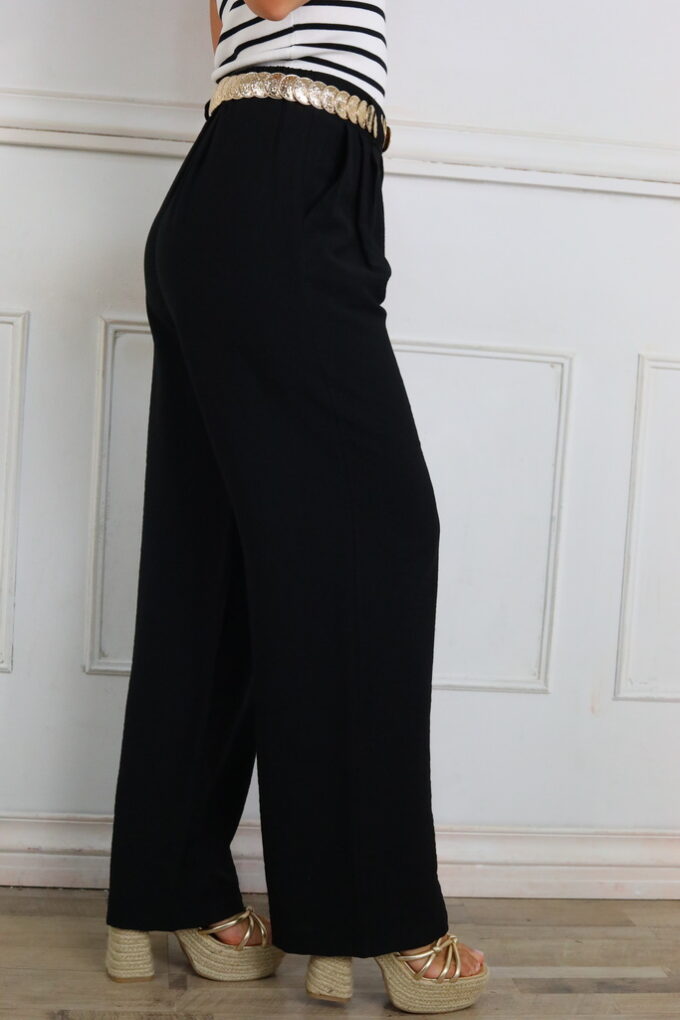 Pantalon Efecto Lino Básic