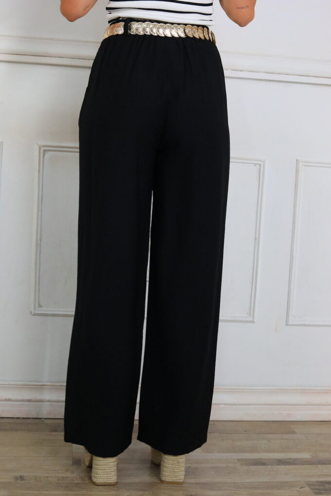 Pantalon Efecto Lino Básic