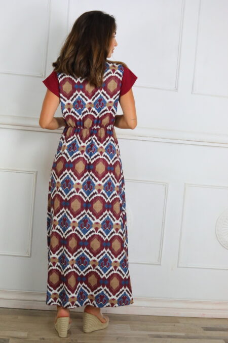 Vestido Estampado Descubierto