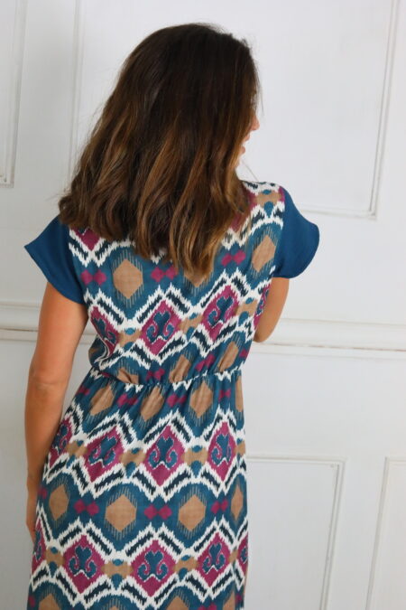 Vestido Estampado Descubierto