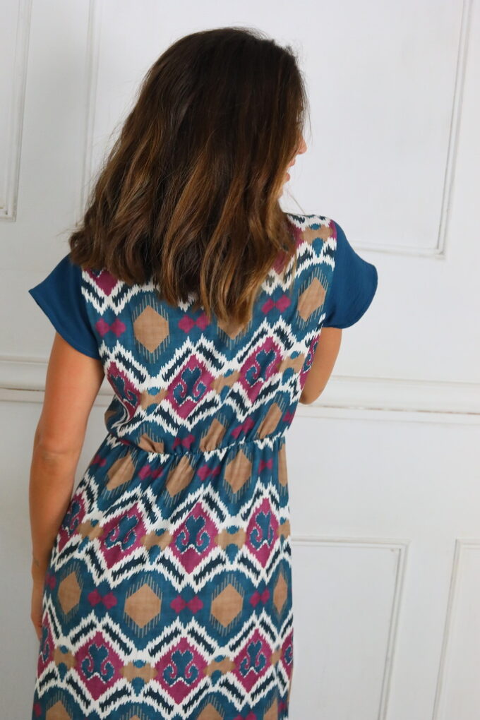 Vestido Estampado Descubierto