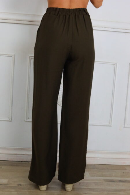 Pantalon Efecto Lino Básic