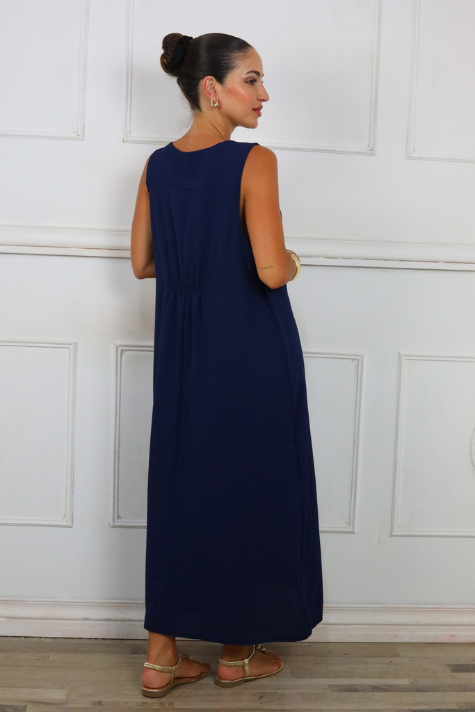 Vestido Largo Botón - Imagen 9