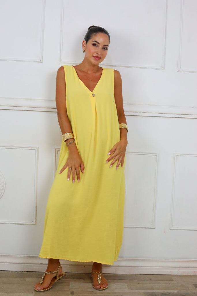 Vestido Largo Botón - Imagen 12