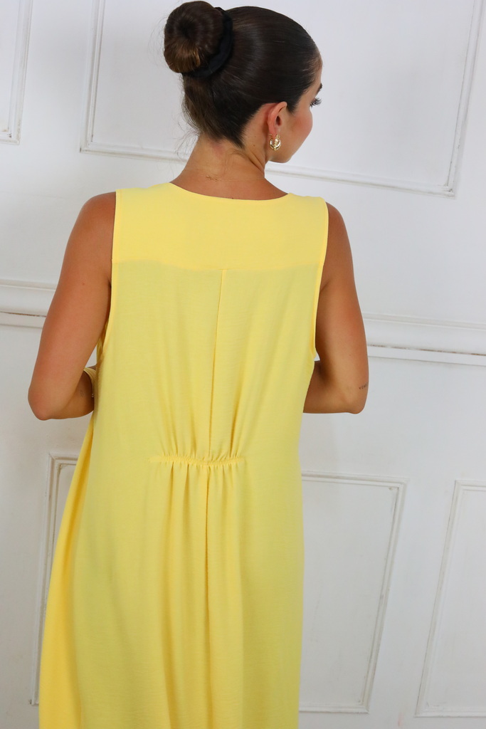 Vestido Largo Botón - Imagen 14