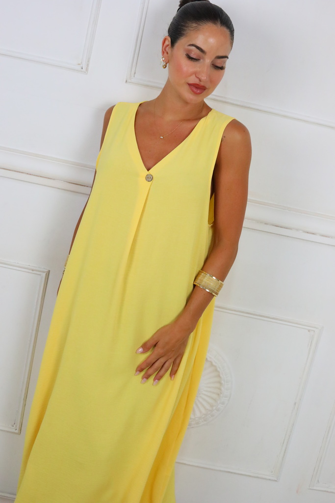 Vestido Largo Botón - Imagen 16