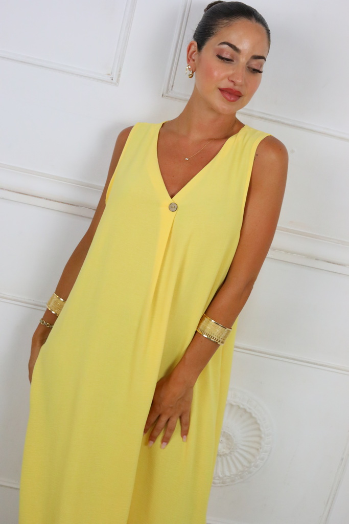 Vestido Largo Botón - Imagen 17