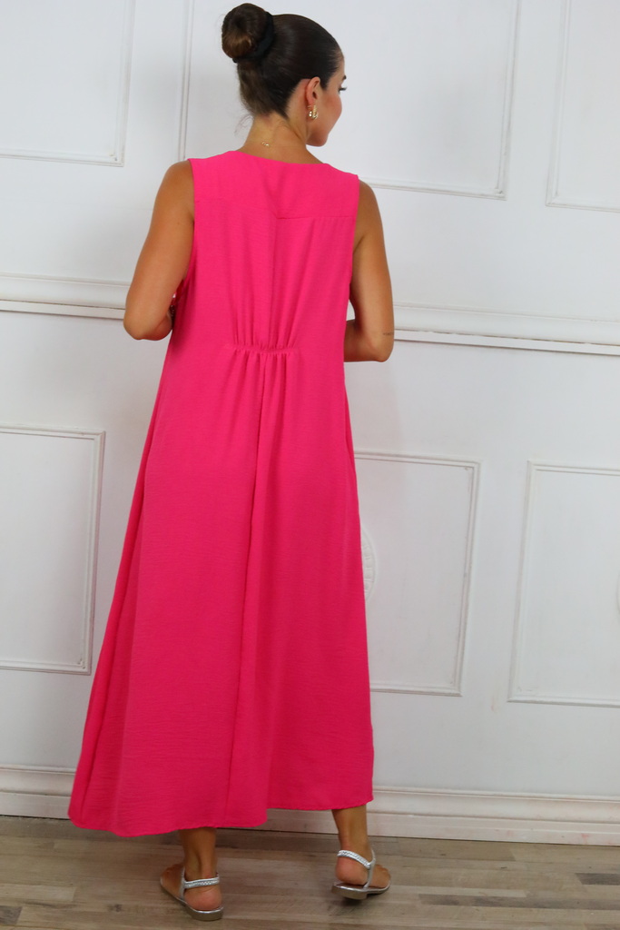 Vestido Largo Botón - Imagen 20