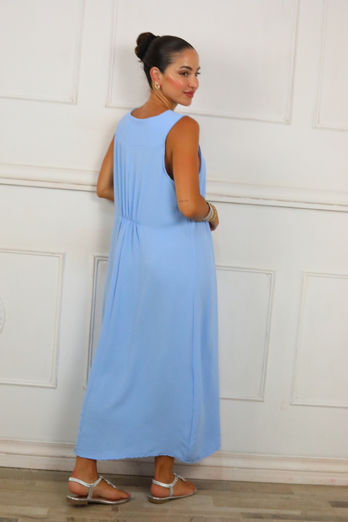 Vestido Largo Botón - Imagen 36