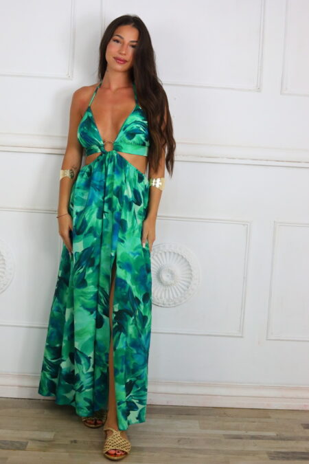 Vestido Estampado Omega