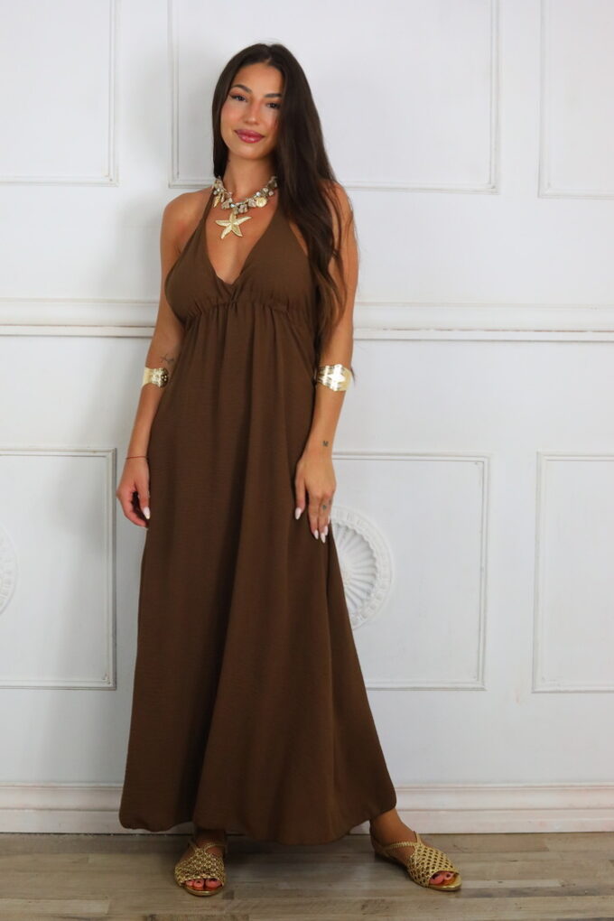 Vestido Pañuelo Liso