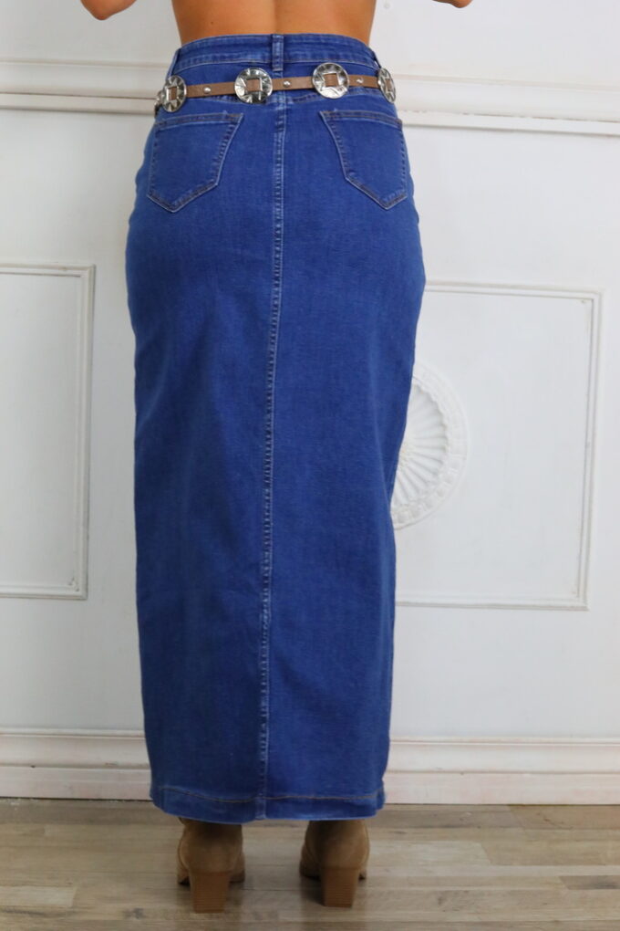 Falda Vaquera Larga