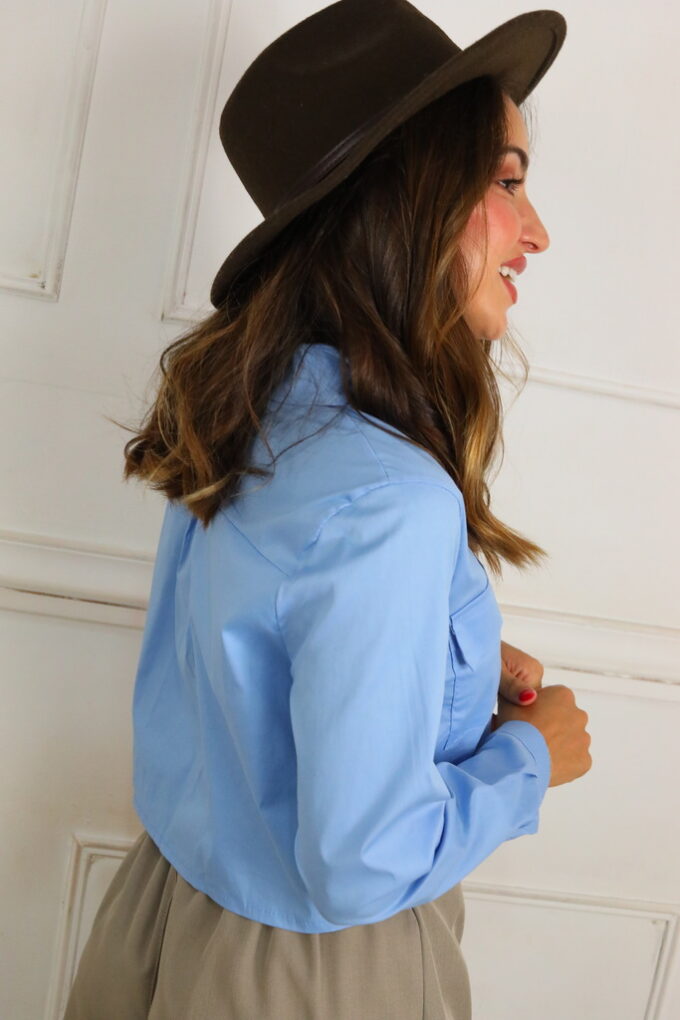 Camisa Corta Bolsillos