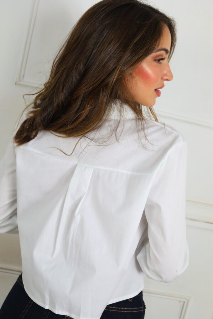 Camisa Corta Bolsillos