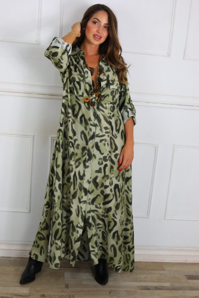 Vestido Camisero Bolsillos