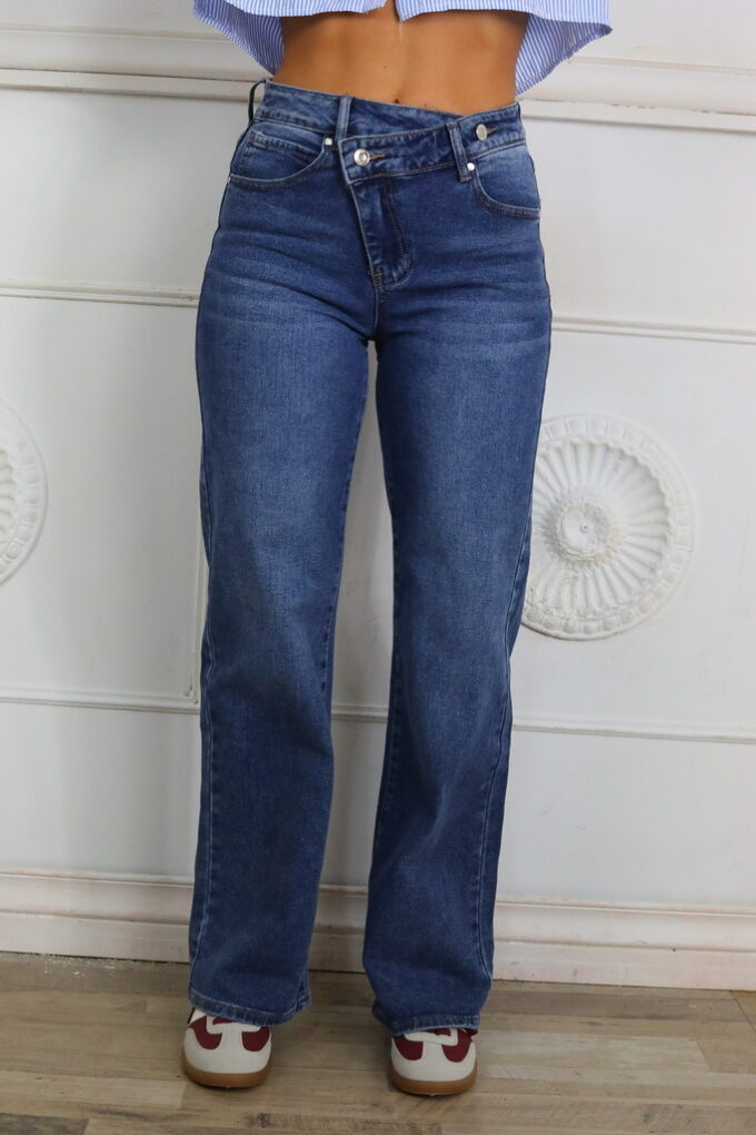 Vaquero Recto Asimétrico