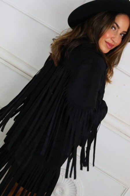 Chaqueta Antelina Flecos