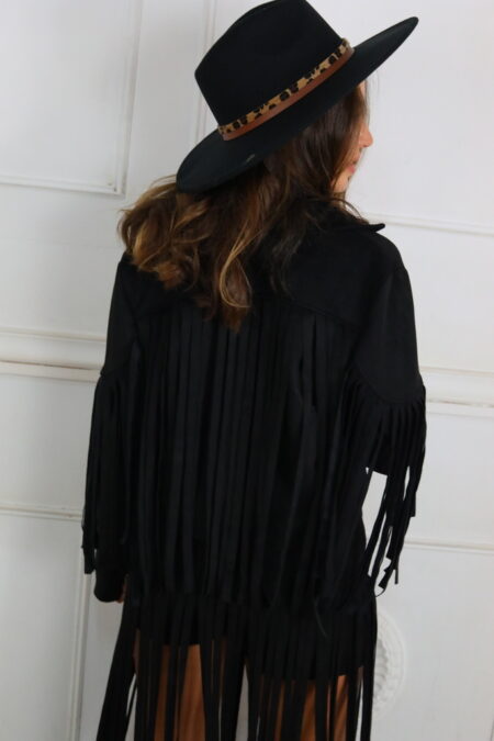 Chaqueta Antelina Flecos