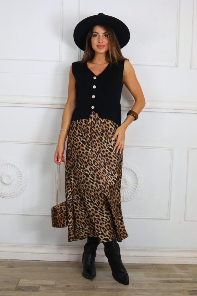 Chaleco Punto Botones