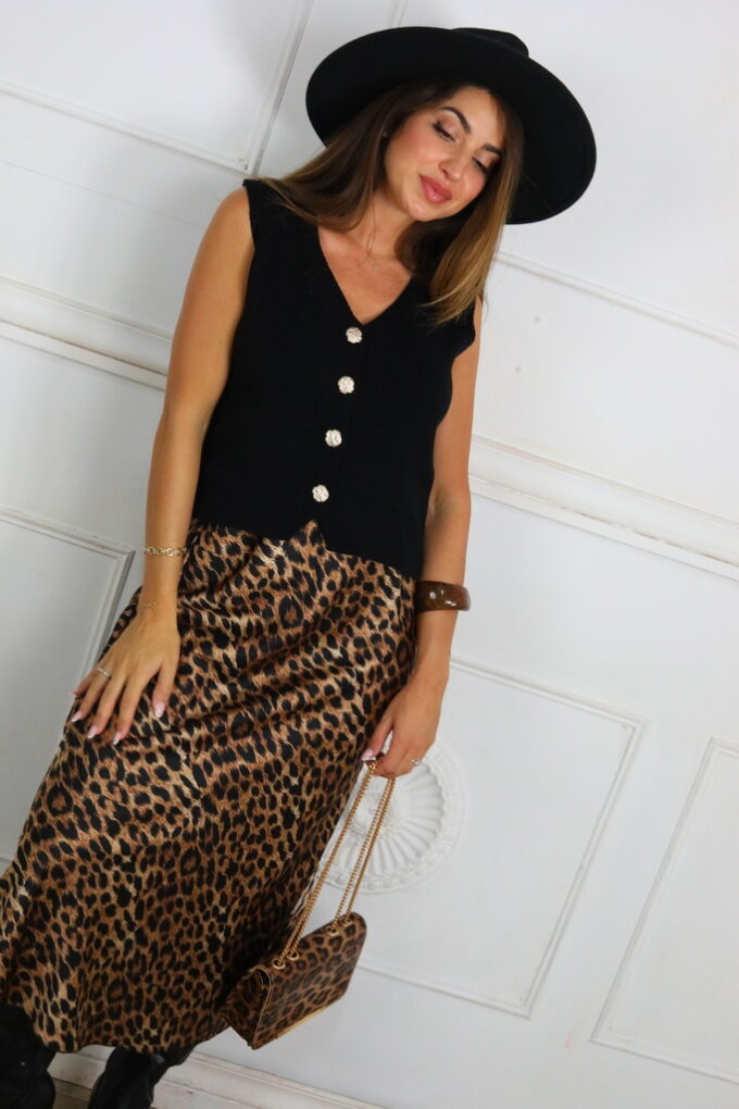 Chaleco Punto Botones