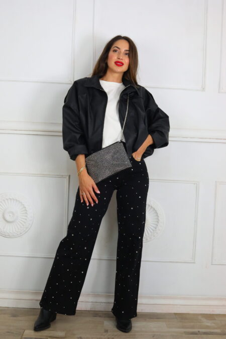 Vaquero Wide Leg Brillos