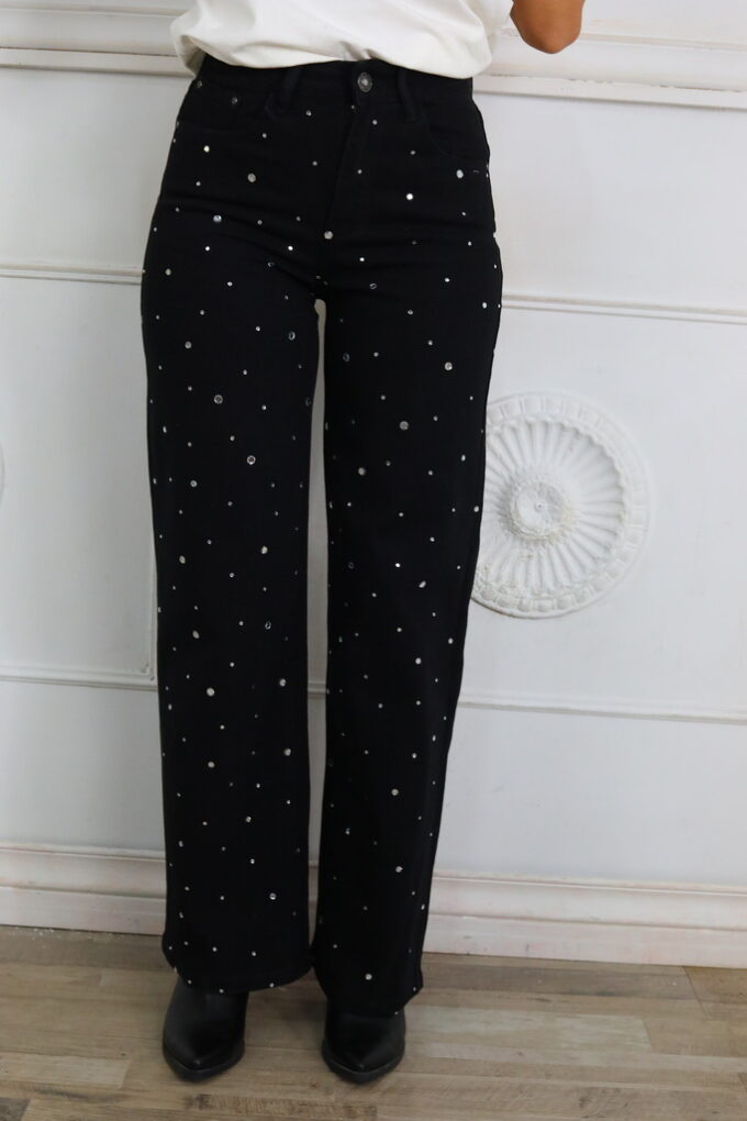 Vaquero Wide Leg Brillos