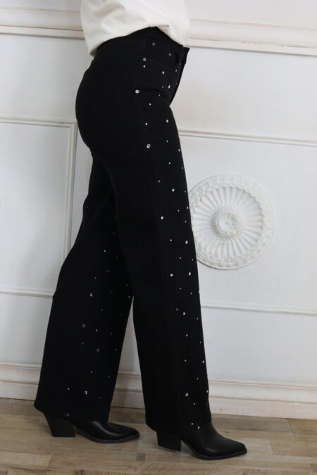 Vaquero Wide Leg Brillos