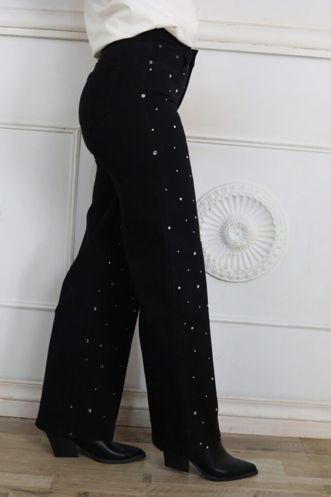 Vaquero Wide Leg Brillos