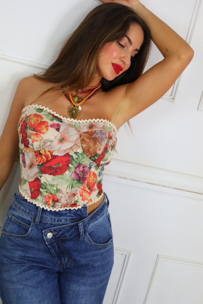 Top Antelina Estampado