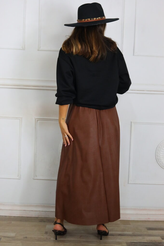 Falda Polipiel Cinturón