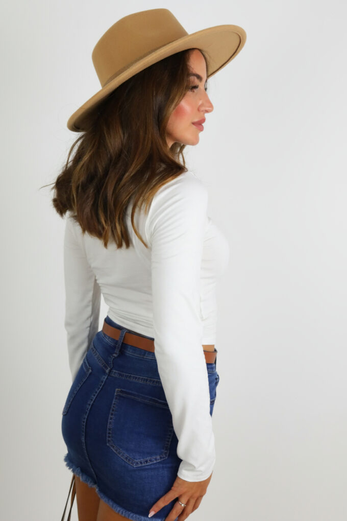 Falda-Pantalón Vaquera Cinturón