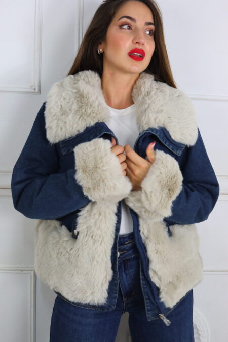 Chaqueta Vaquera Pelos