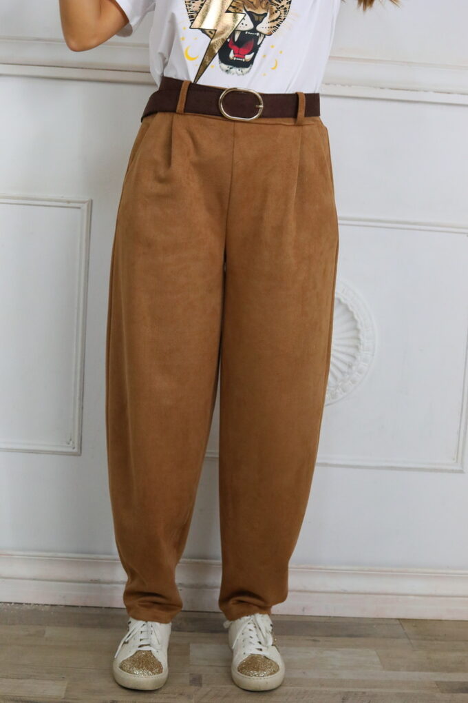 Pantalon Antelina Cinturón